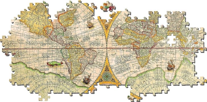 Puzzle 2000 - Historická mapa světa
