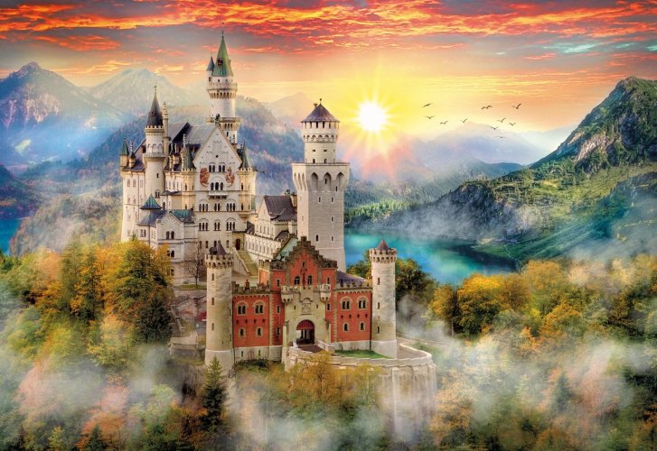 Puzzle 2000 - Neuschwanstein zámek