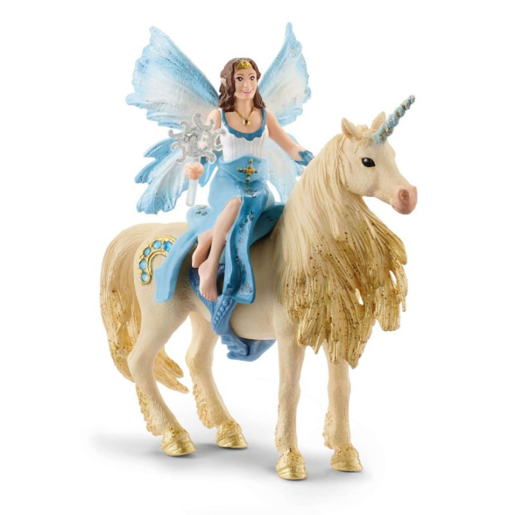 Schleich Bayala - Víla Eyela na zlatém jednorožcovi 42508