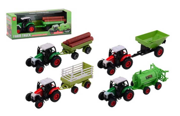 Traktor s přívěsem