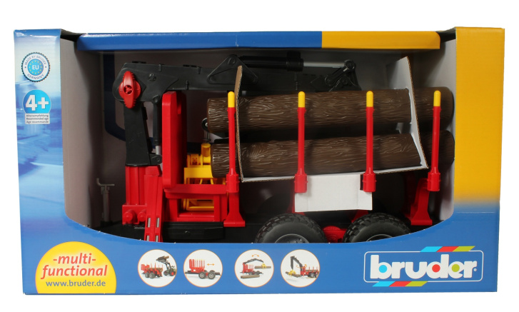Bruder - Přívěs s nakládacím jeřábem
