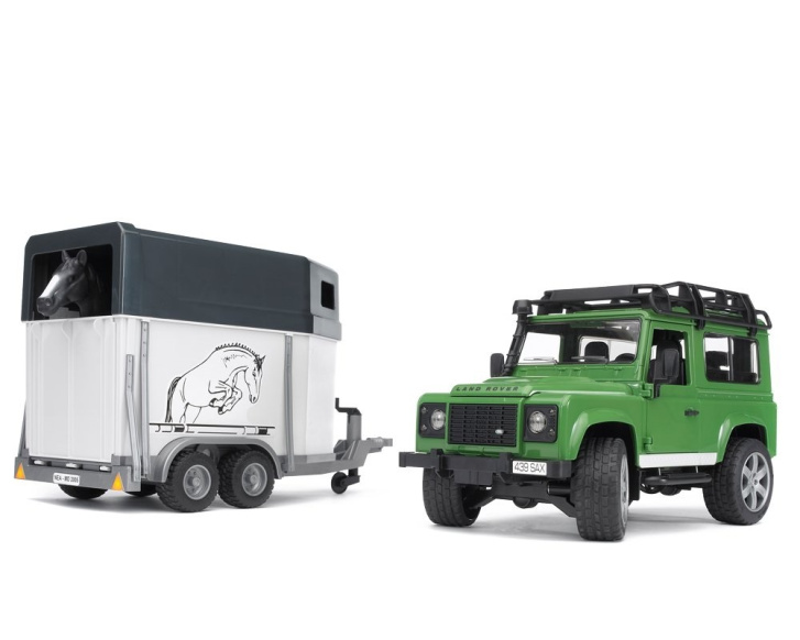 Bruder - Land Rover s přívěsem
