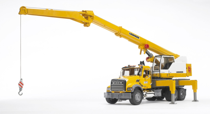 Bruder - Autojeřáb MACK Granit Liebherr