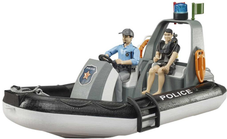 Bruder - Policejní člun se 2 figurkami