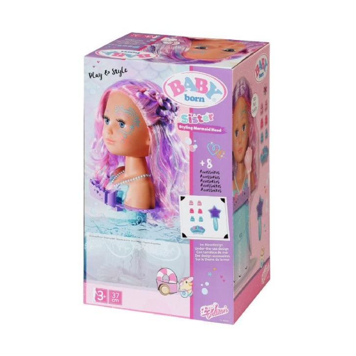 Baby Born Sister – Česací hlava Víla