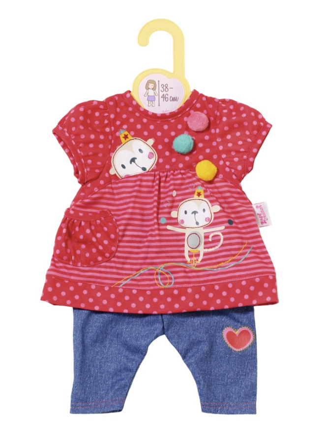 Dolly Moda - Šaty a legíny 43 cm