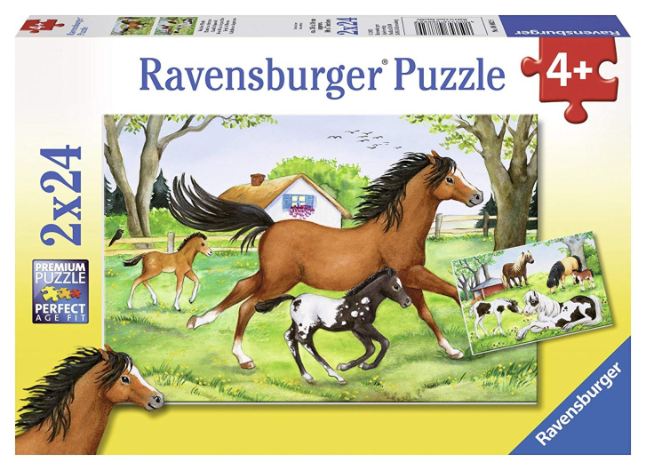 Puzzle 2x24 - Koně