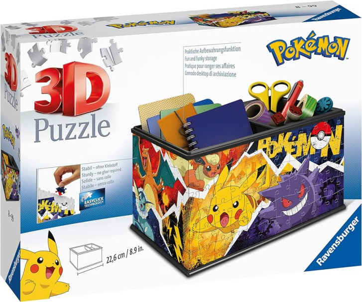 3D Puzzle – Pokémon úložný box