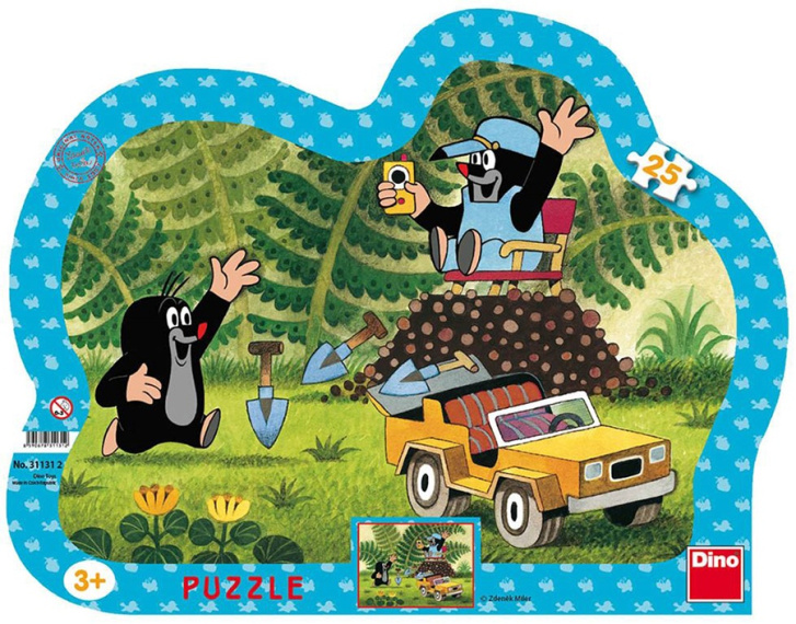 Puzzle 25 - Krtek s autem