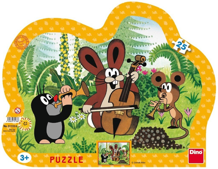 Puzzle 25 - Krtek muzikant
