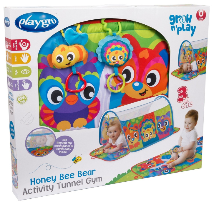 Playgro - Hrací podložka s tunelem