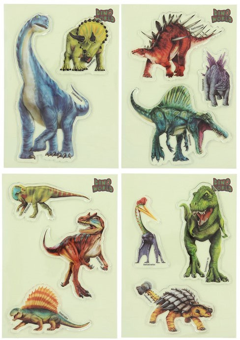 Dino World - 3D Nálepky