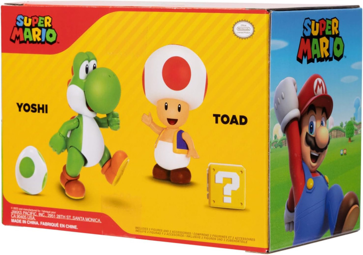Super Mario – Figurky Yoshi a Toad