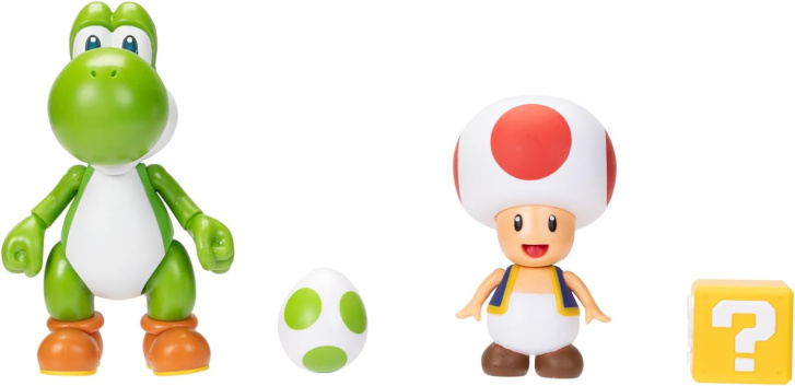 Super Mario – Figurky Yoshi a Toad