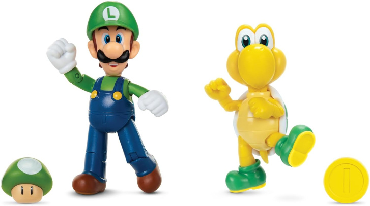Super Mario – Figurky Luigi a Koopa Troopa