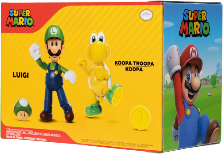 Super Mario – Figurky Luigi a Koopa Troopa