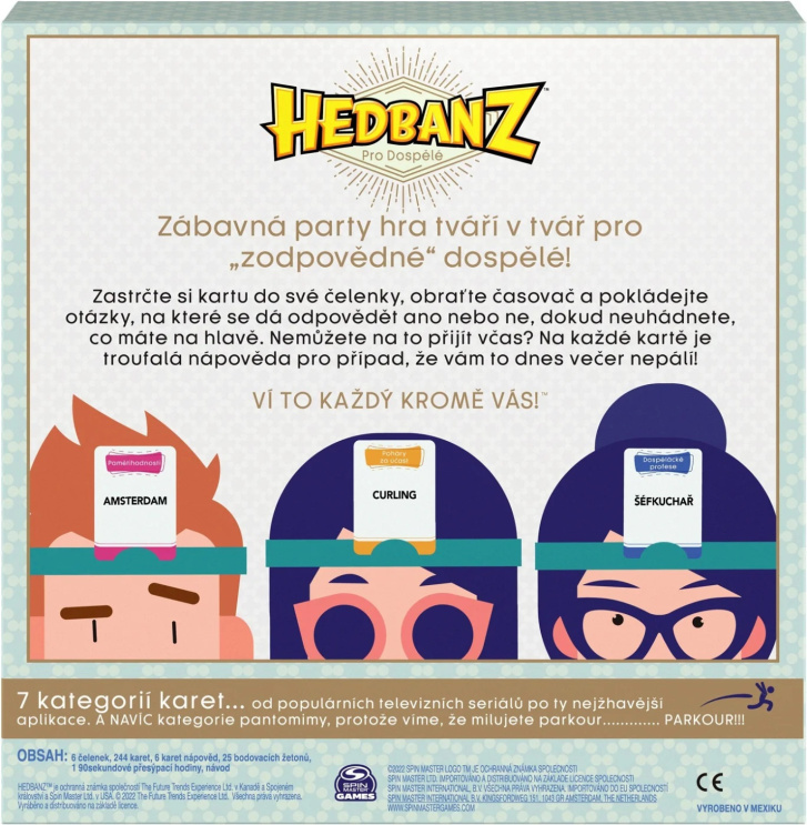 Hra – Hedbanz pro dospělé