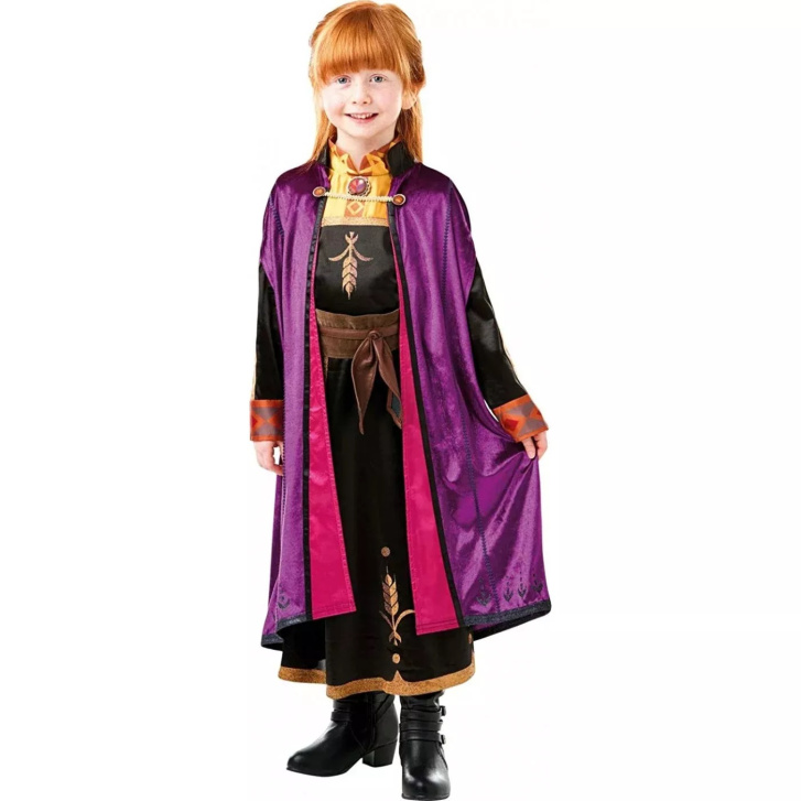 Frozen 2 - Kostým Deluxe Anna, vel. 128 cm