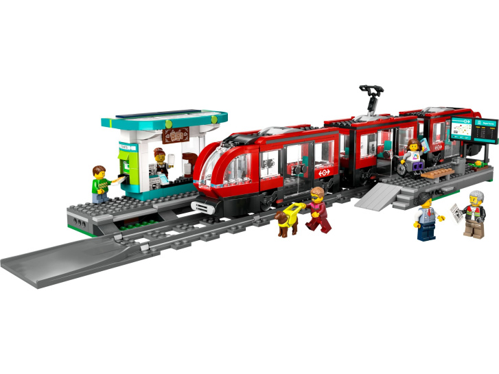 60423 Lego City – Tramvaj a zastávka v centru města