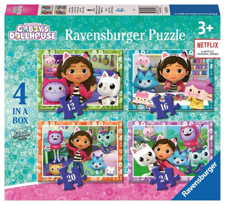 Puzzle 4v1- Gabby's Dollhouse