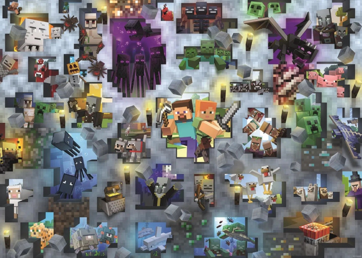 Puzzle 1000 – Minecraft