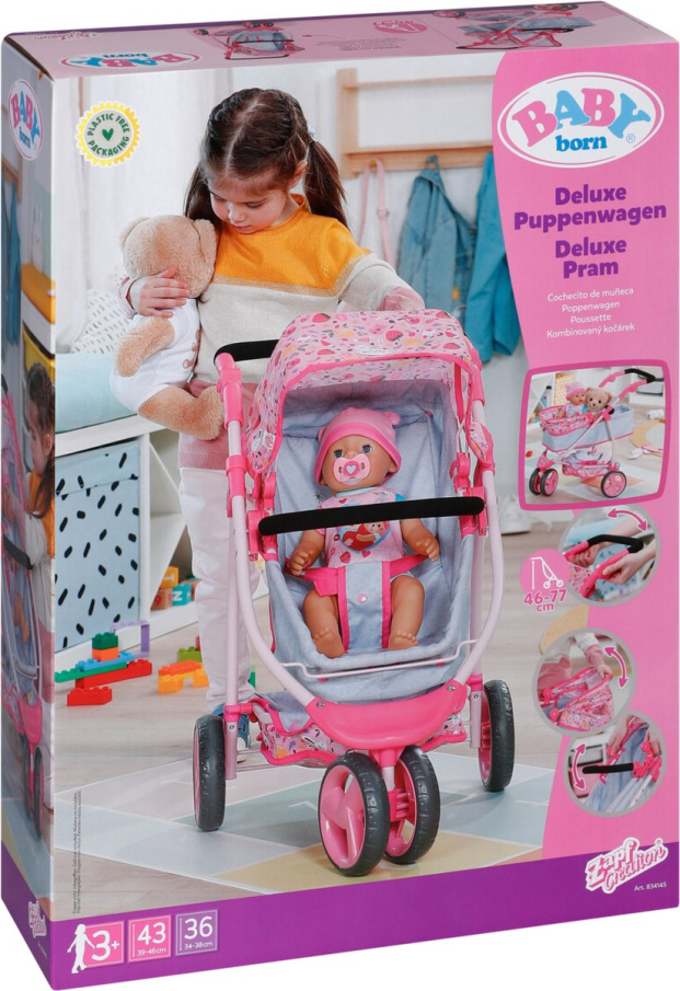 Baby Born – Kočárek Deluxe