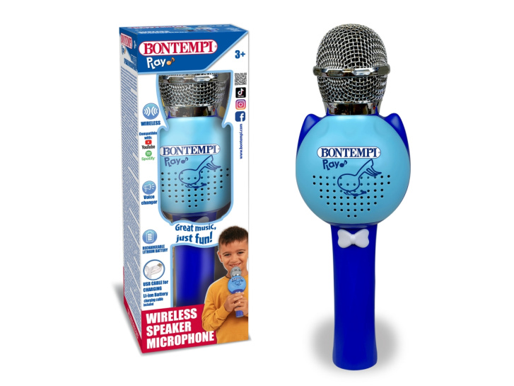 Bontempi – Mikrofon s reproduktorem