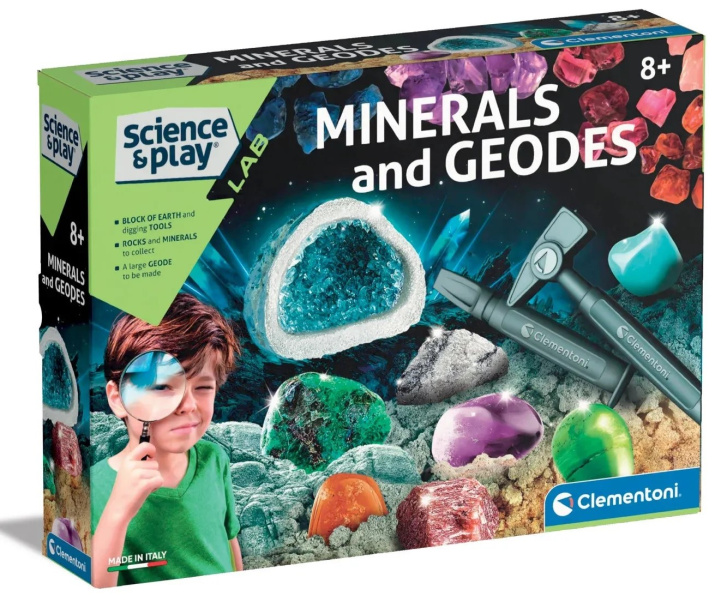 Clementoni - Výroba minerálů a geod