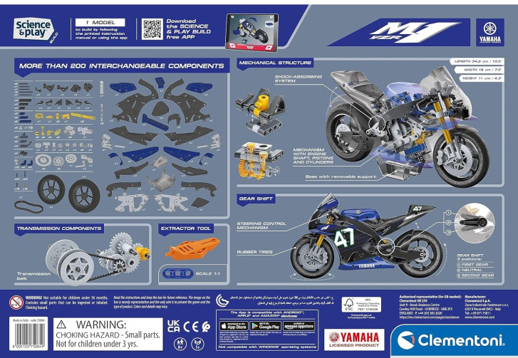 Mechanická laboratoř –  Motorka Yamaha M1 VZR