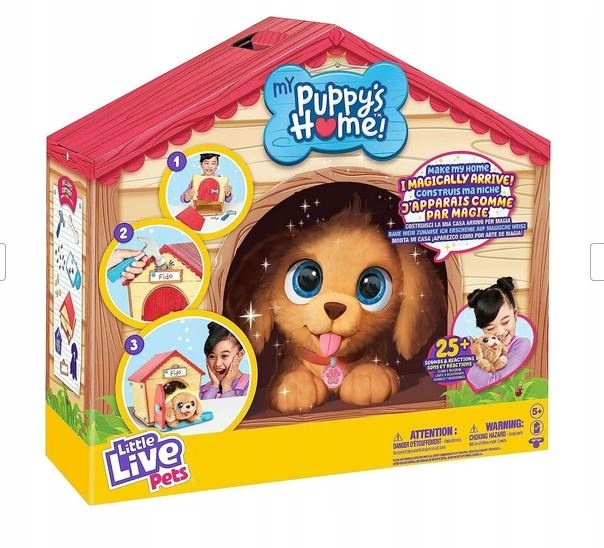 Little Live Pets – Pejsek s domečkem