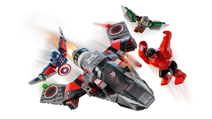 76292 Lego Marvel – Souboj: Kapitán Amerika vs. Red Hulk