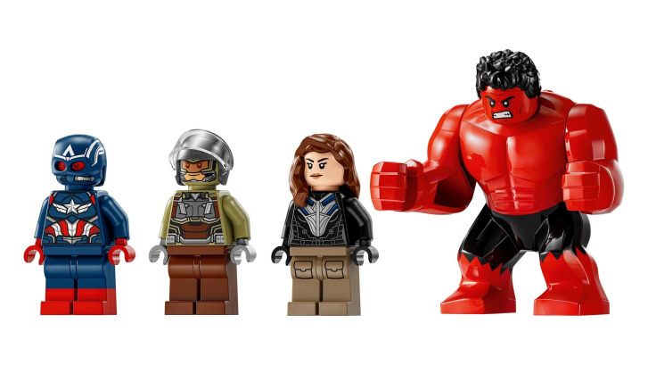 76292 Lego Marvel – Souboj: Kapitán Amerika vs. Red Hulk
