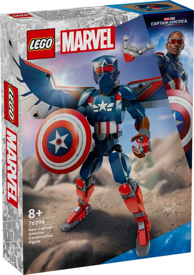 76296 Lego Marvel – Sestavitelná figurka: Nový Kapitán America
