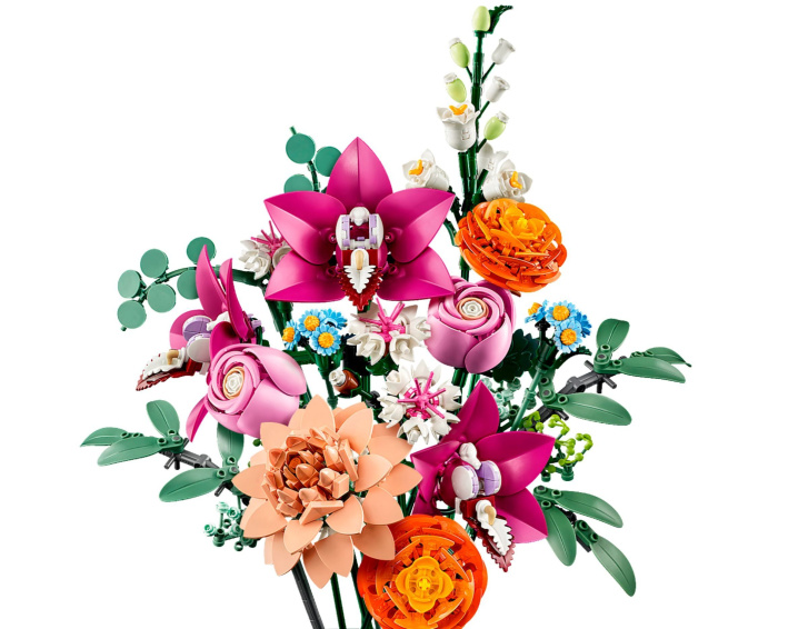 10342 Lego Botanicals – Krásná kytice růžových květin