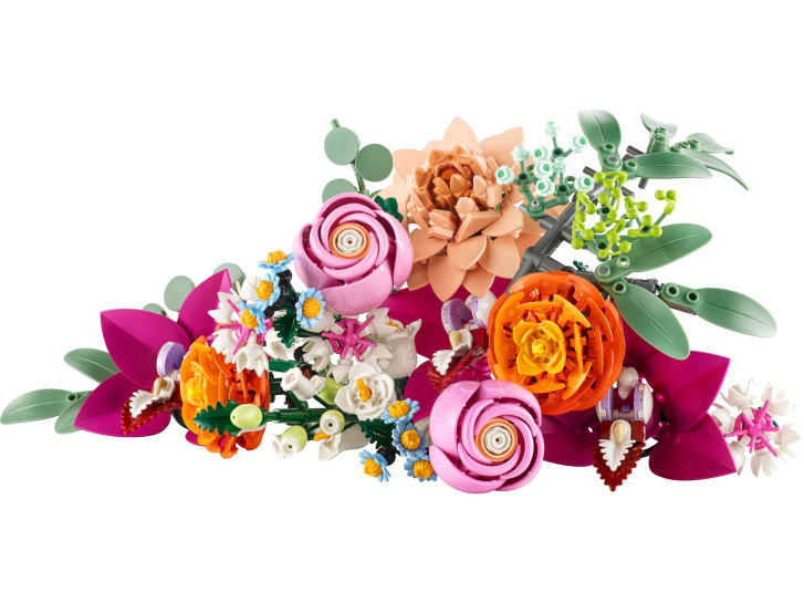 10342 Lego Botanicals – Krásná kytice růžových květin