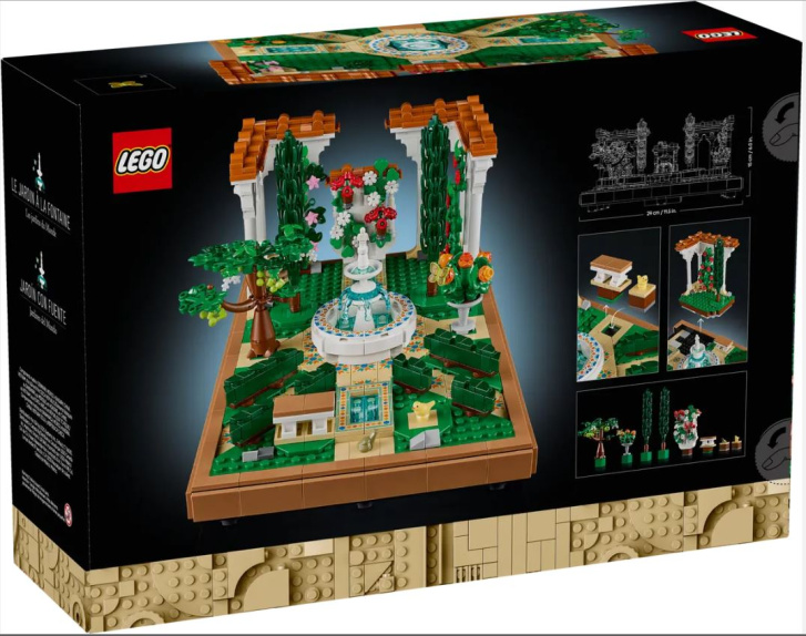 10359 Lego Icons – Zahrada s fontánou