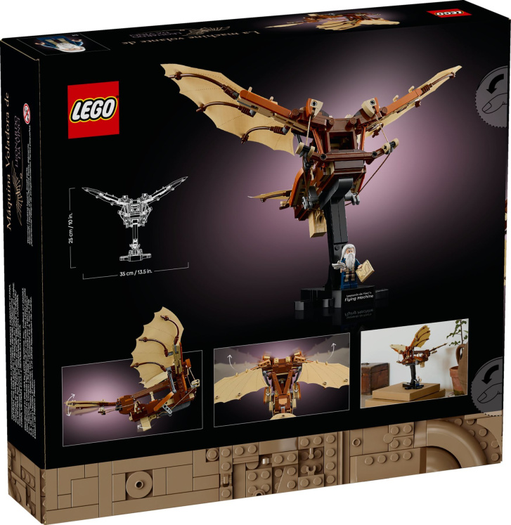 10363 Lego Icons – Létající stroj Leonarda da Vinciho
