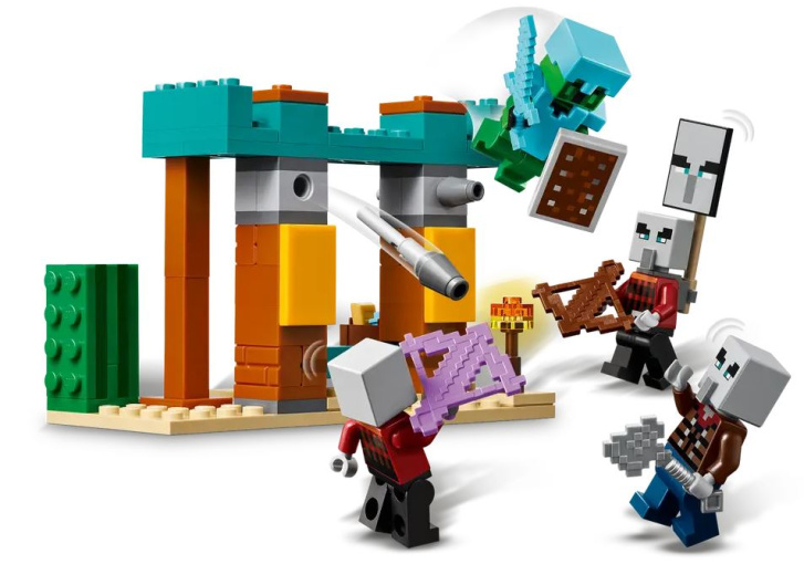 21267 Lego Minecraft – Pouštní hlídka zákeřníků