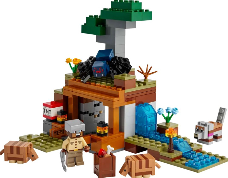 21269 Lego Minecraft – Výprava do dolu a pásovec