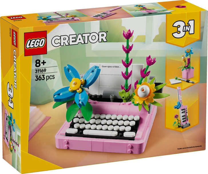 31169 Lego Creator – Psací stroj s květinami