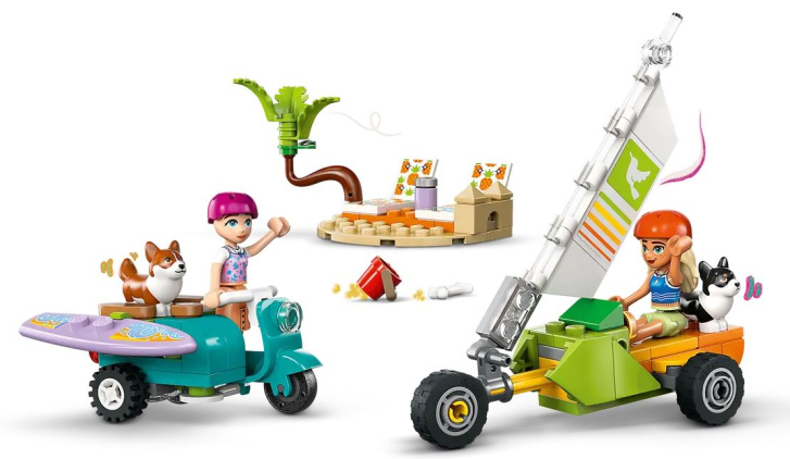 42641 Lego Friends – Dobrodružství se surfujícími psy a skútrem