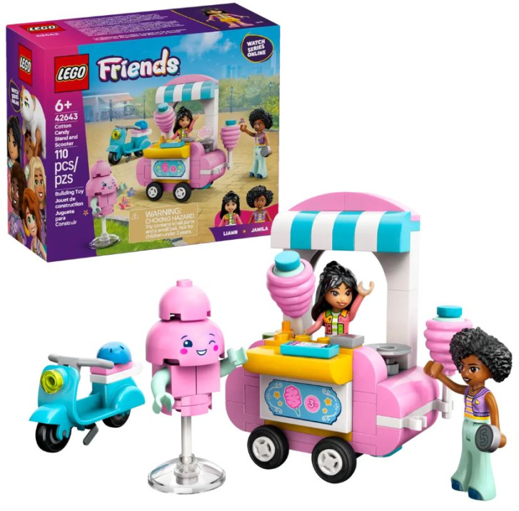 42643 Lego Friends – Stánek s cukrovou vatou a skútr