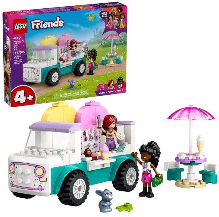 42644 Lego Friends – Zmrzlinářské auto v městečku Heartlake