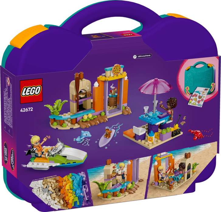 42672 Lego Friends – Kreativní plážový a cestovní kufřík