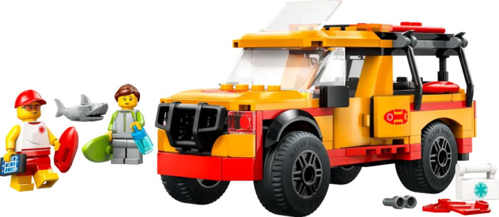 60453 Lego City – Záchranné auto pro plavčíka