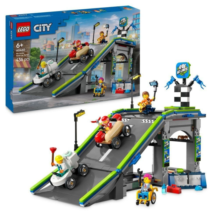 60460 Lego City – Tvoje pravidla: Závodní dráha s rampami