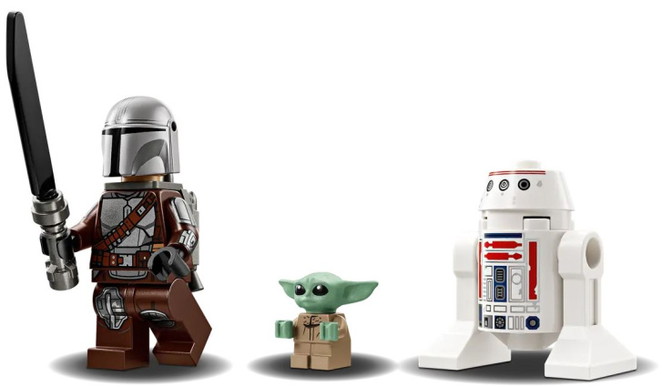 75410 Lego Star Wars – Mando, Grogu a stíhačka N-1 Starfighter™