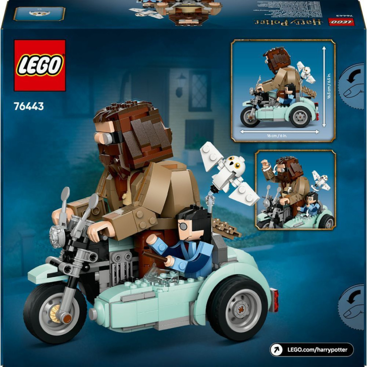76443 Lego Harry Potter – Hagrid™ a Harry na motorce