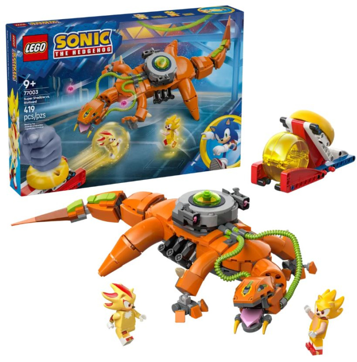 77003 Lego Sonic The Hedgehog – Super Shadow vs. Biolizard