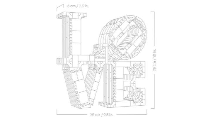 31214 Lego Art – LOVE